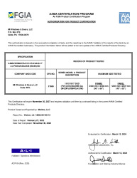 PR CERTIFICATE FL26012 R13 C CAC MI WINDOWS - 1615-1617 SGD (17A)   MAR. 2024