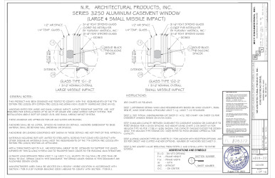 PR Instl Docs FL26372 R3 II 2023.08.11 - AD18-22 - Series 3250 Alum. Casement - LMI and SMI-SS