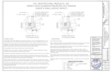 PR Instl Docs FL26373 R4 II 2023.08.11 - AD18-23 - Series 3250 Alum. Projected Out - LMI and SMI-SS