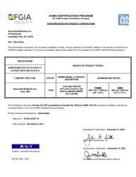 PR CERTIFICATE FL26514 R5 C CAC AAMA CERT CPD (A) 17060 (81 X 72)