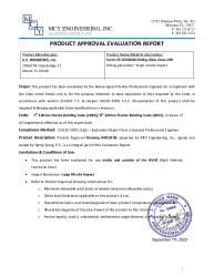 PR TECH DOCS FL26558 R2 AE EVALUATION REPORT SGD2040-FBC 2023 SS