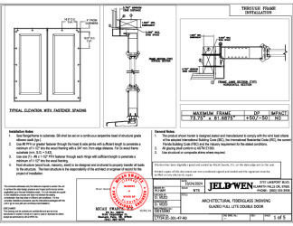 PR Instl Docs FL26840 R11 II A-Tech FG Inswing Glazed 73.75x81.6875 50-50 FBC Installs 10-24-24 DSS