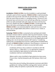 PR Instl Docs FL26922 R4 II Primus UltraPlus Installation Instructions FBC