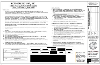 PR Instl Docs FL26937 R5 II SCS-0049 76AD O.S.-SHD N.I. Rev0 ss