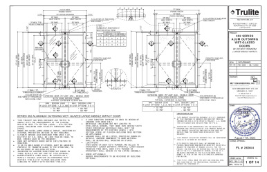 PR Instl Docs FL26944 R2 II Series 352 ALUMINUM OUTSWING WET-GLAZED DOOR - LMI FL26944 AD18-18 REV08.11.2023-SS