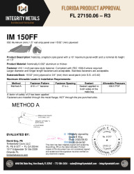 PR Instl Docs FL27150 R3 II 32Al 150FF plywood nonHVHZ