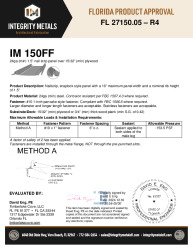 PR Instl Docs FL27150 R4 II 24ga 150FF plywood nonHVHZ