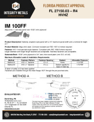 PR Instl Docs FL27150 R4 II 26ga 100FF plywood