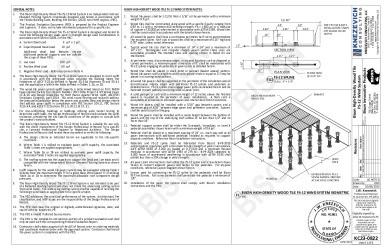 PR INSTL DOCS FL27442 R8 II KC23-0822 BISON HIGH-DENSITY WOOD TILE FS-12 WIND PED DSS