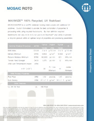 PR TECH DOCS FL27646 R5 AE MOSAIC ROTO TPDS MAXIMIZE UV 2-21-18