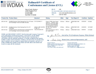 PR CERTIFICATE FL27657 R2 C CAC 436-H-611.84.89.90 CCL
