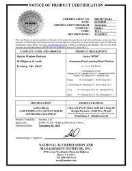 PR CERTIFICATE FL27676 R7 C CAC NI015457.03-R2