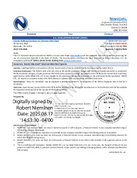 PR Instl Docs FL2833 R10 II 2025 08 13 FINAL PEER-HSP-016.A FL2833-R10