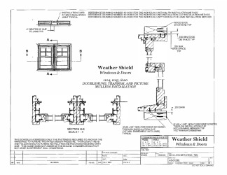 PR Instl Docs FL28445 R4 II 8120, 1104, 1105 Double Hung fin 45-01290