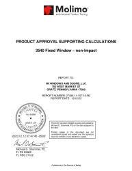 PR TECH DOCS FL28498 R6 AE 27488.11-107-16-R0 - MI WINDOWS AND DOORS 3540 FW 72X84