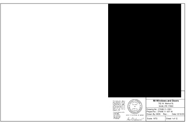 PR Instl Docs FL28498 R6 II 27488.11-1001 - 3540 FW 72x84 Non-Impact Installations