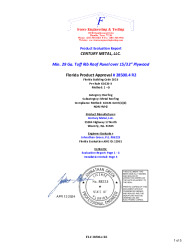 PR Instl Docs FL28500 R2 II 29 Ga. Tuff Rib over Plywood