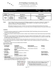 PR TECH DOCS FL28685 R3 AE (B) EVAL 28685.15
