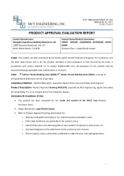 PR TECH DOCS FL29092 R3 AE EVALUATION REPORT  SPA FRENCH DOOR 2023