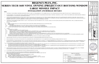 PR INSTL DOCS FL29112 R4 II RPLS0079 REVC 5605 AWNING SS
