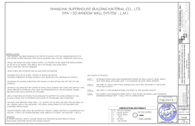 PR Instl Docs FL29474 R6 II SPA 150 WINDOW WALL-LMI FL29474.1 AD22-02 REV10.17.2024-SS