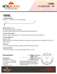 PR Instl Docs FL29523 R4 II 26ga 100SL plywood im