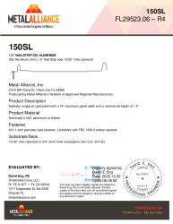 PR Instl Docs FL29523 R4 II 32Al 150SL plywood nonHVHZ