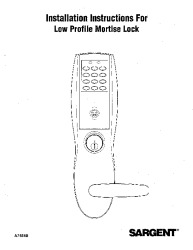 PR Instl Docs FL2998 R17 II FL2998 R9 - A7454B - Profile Mortise
