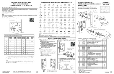PR Instl Docs FL2998 R22 II FL2998 R9 - A7772-G - 7800, 8200 Series