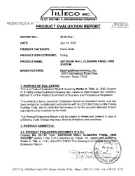 PR TECH DOCS FL30314 R4 AE PER DRWG 23-110 NEWTECHWOOD AMERICA