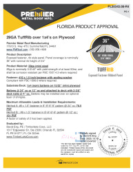 PR TECH DOCS FL30343 R4 AE 29GA TUFFRIB 1X4