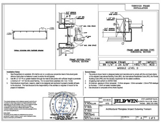 PR Instl Docs FL30498 R4 II D015645 ARCH FG OS TR WZ3 FBC SS 2019-10-01