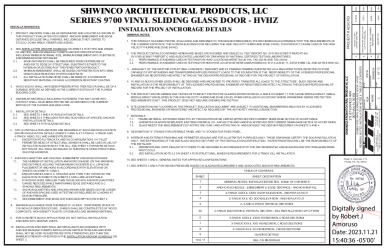 PR Instl Docs FL30505 R5 II SHW0004 RevC Series 9700 SGD OXXX HVHZ ss