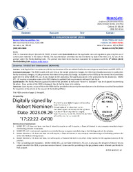 PR Instl Docs FL30541 R4 II 2023 09 29 FINAL PEER-CTRBSA-002.A NON-HVHZ FL30541-R4