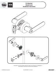 PR Instl Docs FL3063 R15 II Install Instructions YH Lockset  1-25-2021