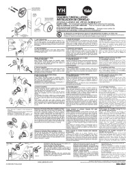 PR INSTL DOCS FL3063 R16 II YH DEADBOLTS INST. INSTRUCTIONS 1-25-2021