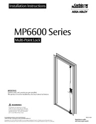 PR INSTL DOCS FL3067 R15 II CORBIN RUSSWIN SQUISH 894 (FM523) 03-2020-LO