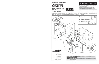 PR Instl Docs FL3067 R17 II FM237 CL3500InstInstruc