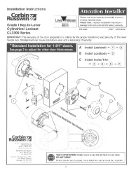 PR INSTL DOCS FL3067 R20 II CL3300INSTINSTRUC