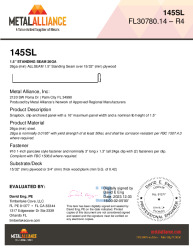 PR TECH DOCS FL30780 R4 AE 26GA 145SL PLYWOOD IM