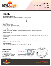 PR INSTL DOCS FL30780 R5 II 26GA 145SL PLYWOOD