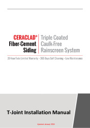 PR INSTL DOCS FL30873 R3 II CERACLAD-CAULK-FREE-INSTALLATION MANUAL