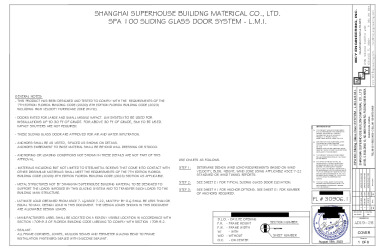 PR Instl Docs FL30906 R2 II SPA 100 Sliding Door FL30906 AD19-28 REV08.18.2023 SS