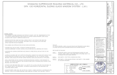 PR Instl Docs FL30923 R2 II SPA 100 Horizontal Sliding Window FL30923 AD19-29 rev08.16.2023