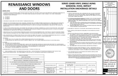 PR Instl Docs FL31137 R6 II RWD034 Rev0 10400SH 54x84 ss