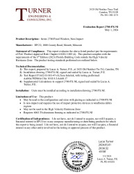 PR TECH DOCS FL31278 R1 AE EVALREPORT-2700-FX-NI
