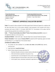 PR TECH DOCS FL31325 R2 AE EVALUATION REPORT EMC STOREFRONT FBC 2023-SS