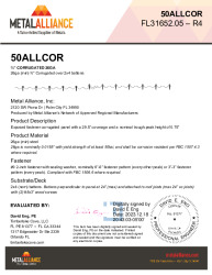 PR INSTL DOCS FL31652 R4 II 26GA 50ALLCOR BATTENS-NONHVHZ