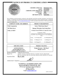 PR CERTIFICATE FL31711 R4 C CAC NI014620.13-R4