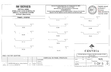 PR INSTL DOCS FL3174 R8 II IW VERTICAL PANEL PROFILES INSTALLATION DETAILS